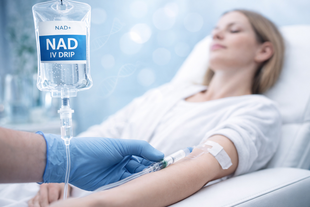 NAD+ Drip treatment at HMS Fat Freezing Dubai