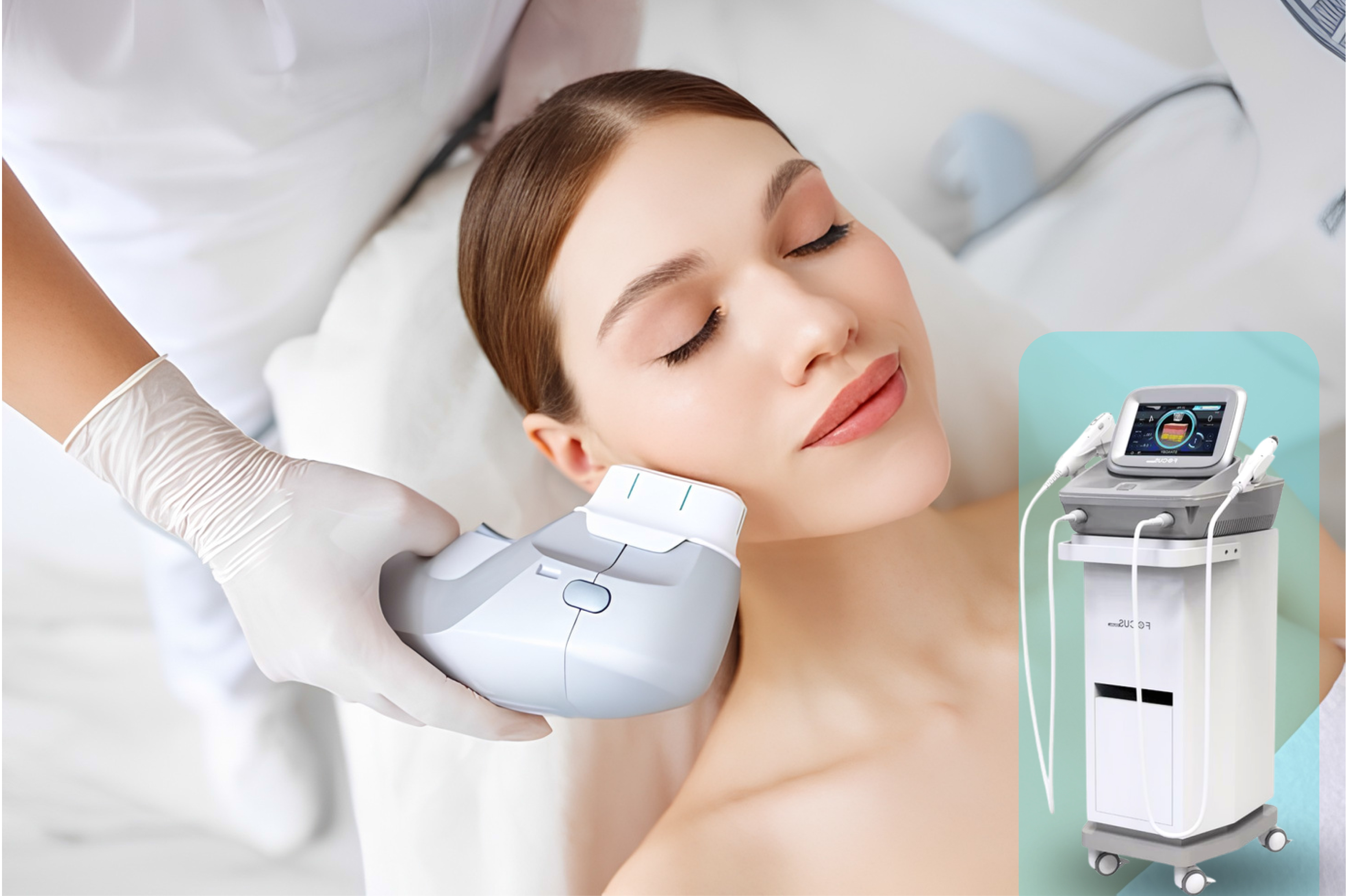 HIFU skin tightening treatment at HMS Fat Freezing Dubai