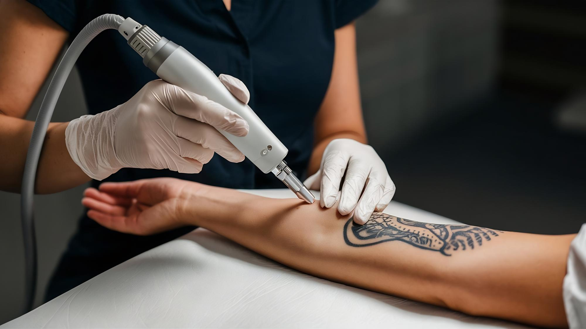 Professional Tattoo Removal Treatment using advanced laser technology at HMS Fat Freezing
