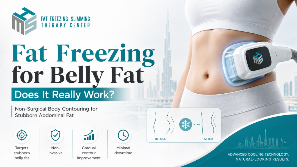 Current image: Fat Freezing treatment for stubborn belly fat in Dubai