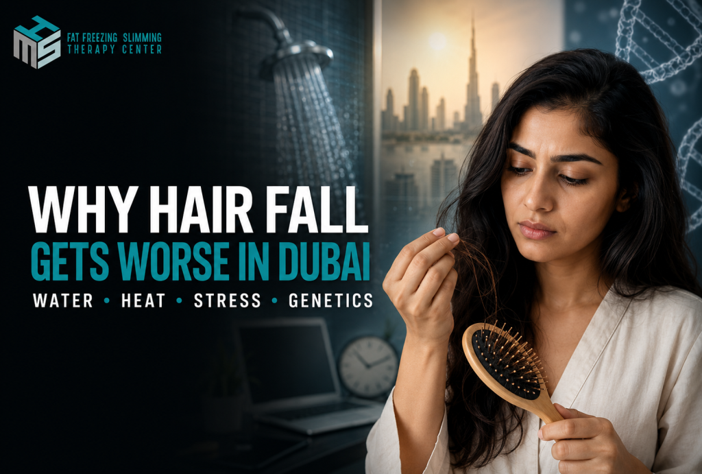Why Hair Fall Gets Worse in Dubai: Water, Heat, Stress or Genetics?