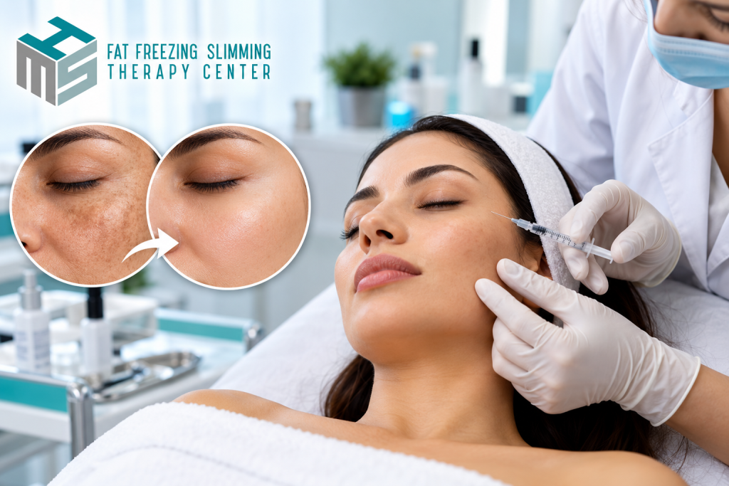Current image: Anti Pigmentation Injection consultation for uneven skin tone and facial pigmentation in Dubai