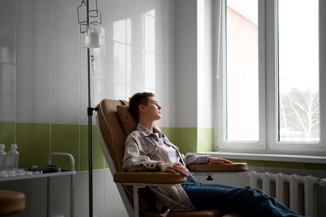Are IV Drips Safe? Woman receiving professional IV vitamin therapy in Dubai