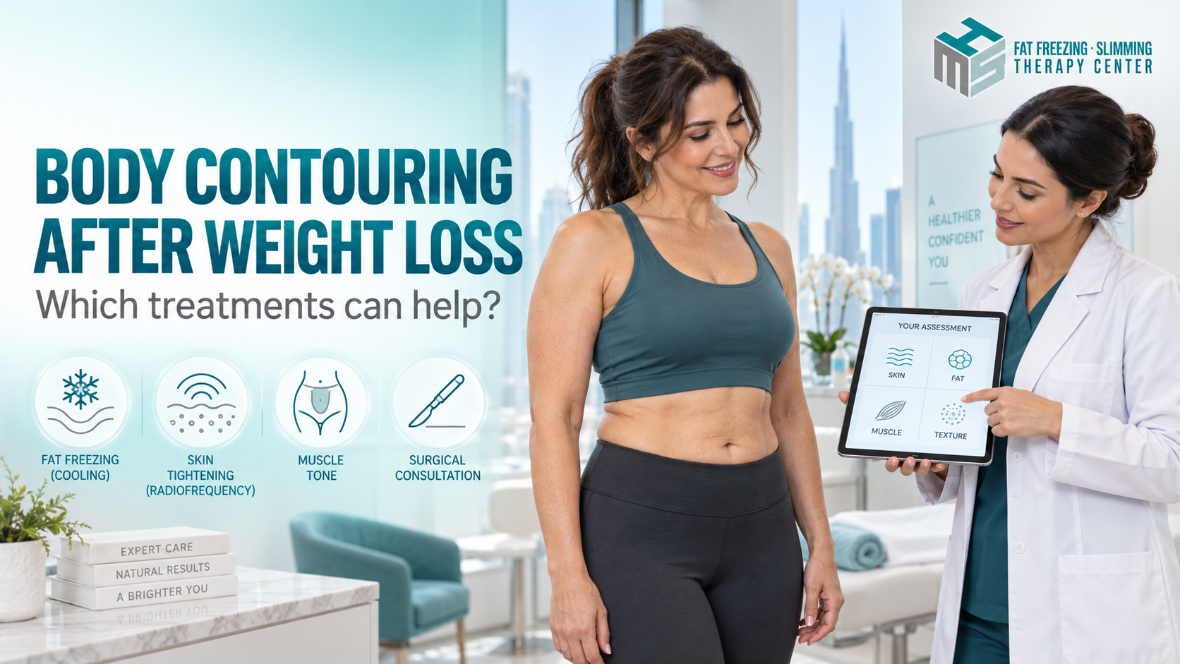 Body Contouring consultation for loose skin and stubborn fat after weight loss