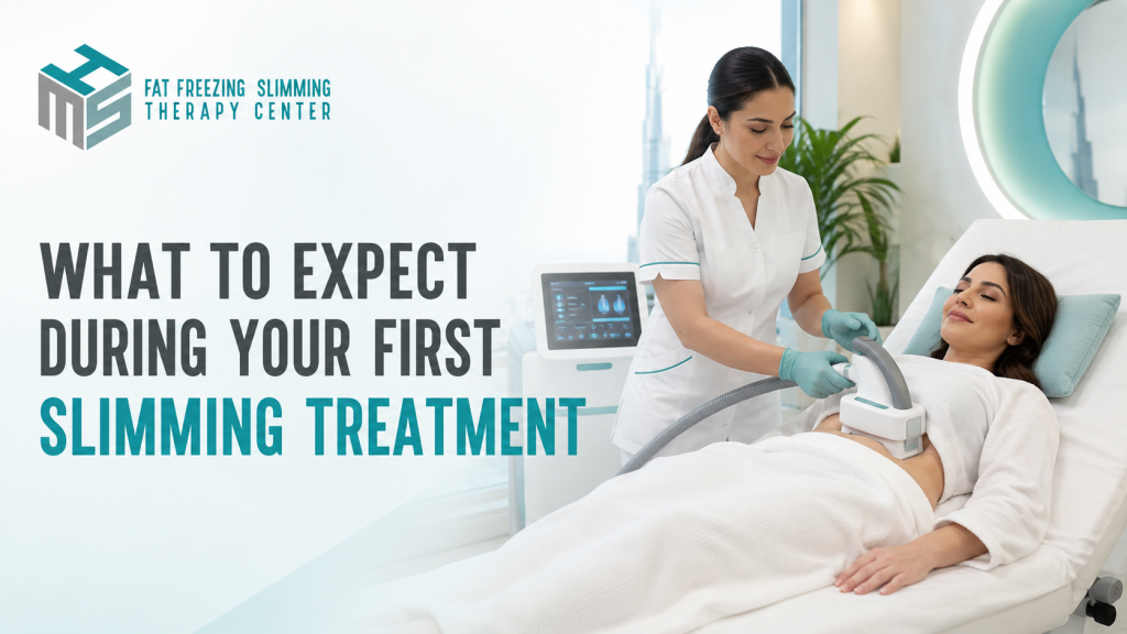 Current image: First Slimming Treatment at HMS Fat Freezing Dubai