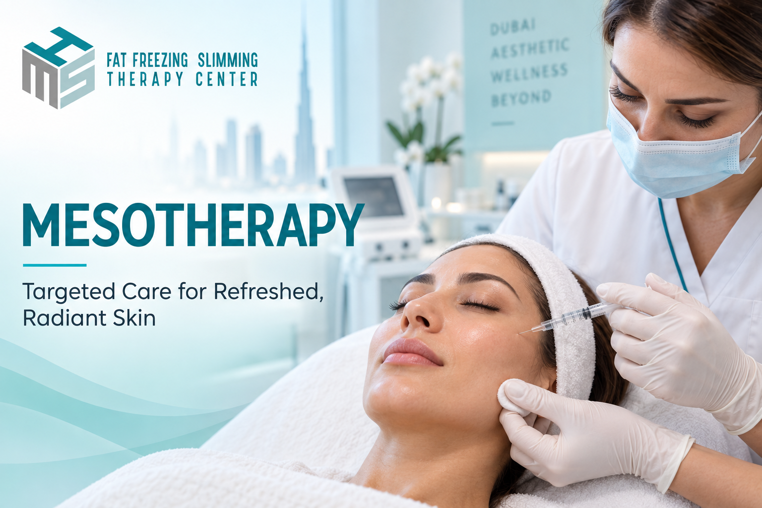 Mesotherapy skin rejuvenation treatment at HMS Fat Freezing Dubai