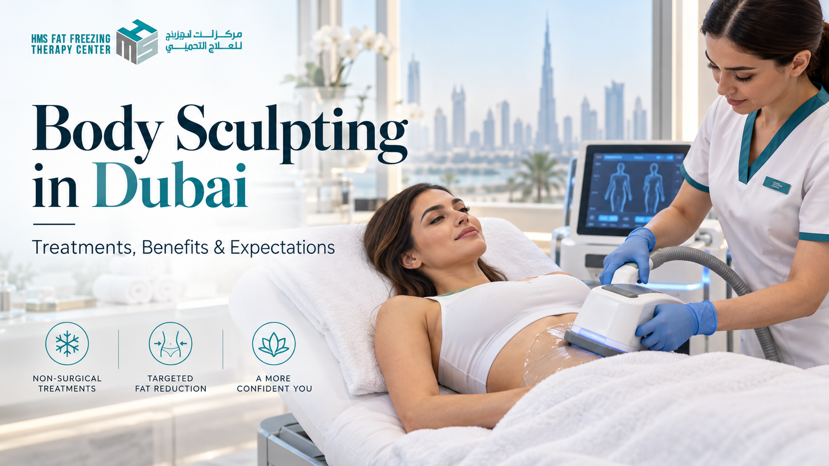 Non-surgical Body Sculpting treatment in Dubai for body contouring and targeted fat reduction